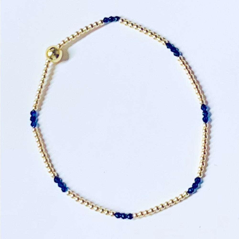 Blue spinel bracelet